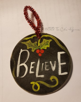 Believe Ornament #2